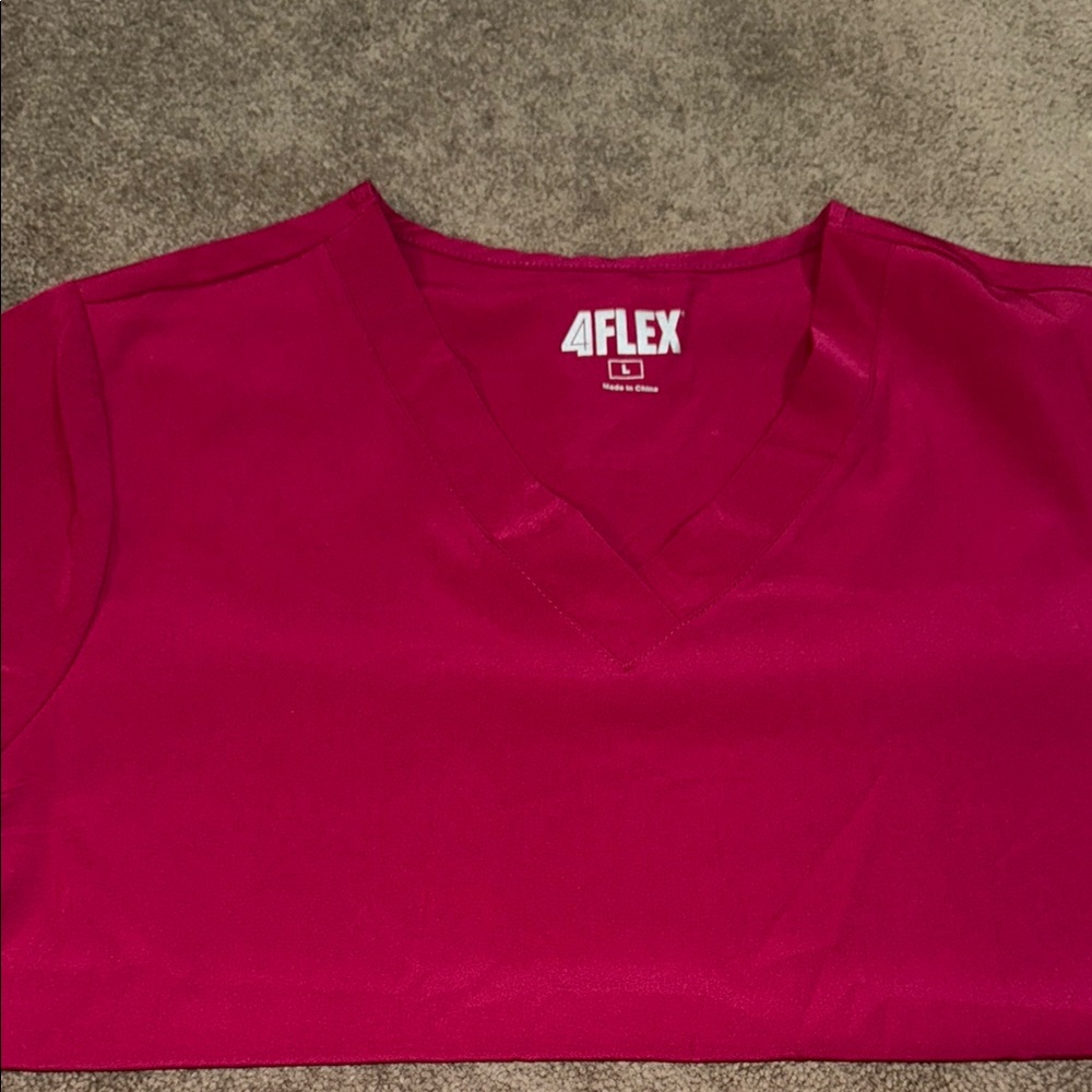 Hot pink scrub set